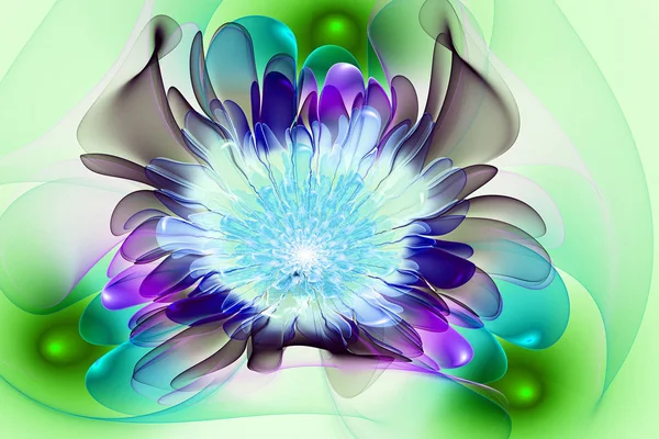 Luminoso Flower Abstract Pittura Multicolore Texture Motion Vacanze Sfondo Moderno — Foto Stock