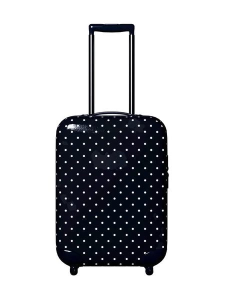 Koffer Auf Weißem Hintergrund Reisekonzept Minimaler Stil Kopierraum Rendern Isolierte — Stockfoto