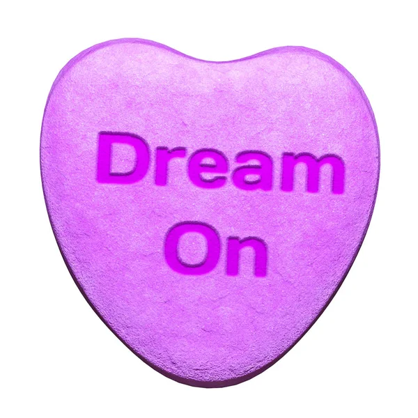 Słodkie Cukierki Kształcie Serca Valentine Karty Wesele Minimalne Style Ilustracja — Zdjęcie stockowe