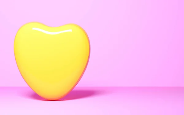 Süßigkeiten Form Von Heart Valentine Hochzeitskarte Minimal Style Copy Space — Stockfoto