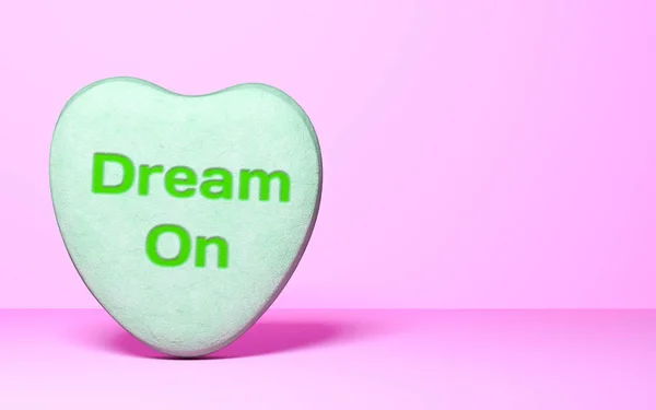 Dulce Caramelo Forma Card Minimal Boda Heart Valentine Style Copy — Foto de Stock