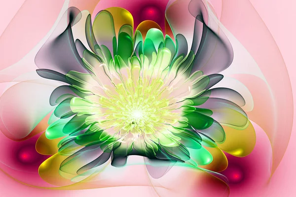 Φωτεινό Λουλούδι Αφηρημένη Ζωγραφική Πολύχρωμη Υφή Φόντο Διακοπές Κίνησης Μοντέρνα — Φωτογραφία Αρχείου