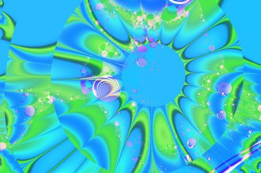 Soyut fraktal sanat arka plan çizim uzayı geometrisi. Arkaplan fraktal çoklu renk dokusundan oluşur ve hayal gücü, yaratıcılık ve tasarım projelerinde kullanılmak için uygundur