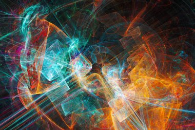 3D soyut bilgisayar fraktal tasarım oluşturulan. Fraktal hiç bitmeyen kalıptır. Fraktallar arasında farklı ölçek kendini benzer sonsuz karmaşık desenler vardır