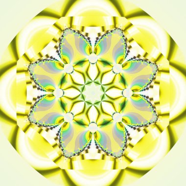 Soyut fraktal bandana baskı. Desen tasarım yastık, halı, kilim, kumaş için kare. İpek boyun atkı, atkı, şal, şal için Mandala tasarım