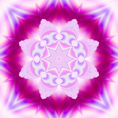 Soyut fraktal bandana baskı. Desen tasarım yastık, halı, kilim, kumaş için kare. İpek boyun atkı, atkı, şal, şal için Mandala tasarım