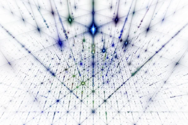 Modèle Abstrait Ornement Fantaisie Conception Fractale Créative Pour Cartes Vœux — Photo