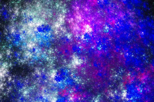 Sternenhimmel Abstrakte Fraktale Kunst Hintergrund Illustration Raum Geometrie Hintergrund Besteht — Stockfoto