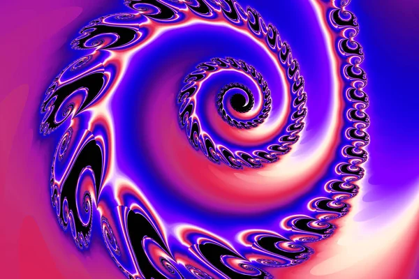 Abstract Fractal Art Achtergrond Illustratie Ruimte Geometrie Achtergrond Bestaat Uit — Stockfoto