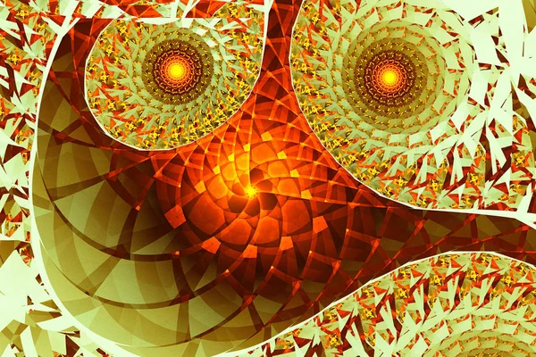 Abstract Fractal Art Achtergrond Illustratie Ruimte Geometrie Achtergrond Bestaat Uit — Stockfoto