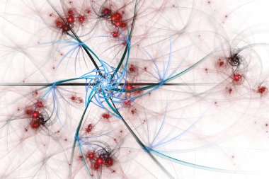 3D soyut fraktal arka plan