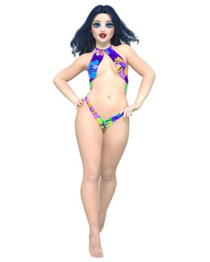 Yazlık plaj kadın mayo.