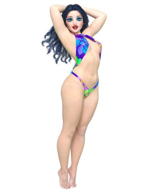 Yazlık plaj kadın mayo.