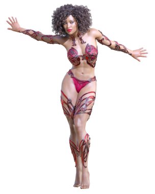 Savaşçı amazon kadını.