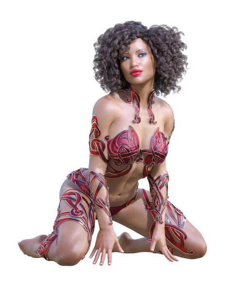 Savaşçı amazon kadını.