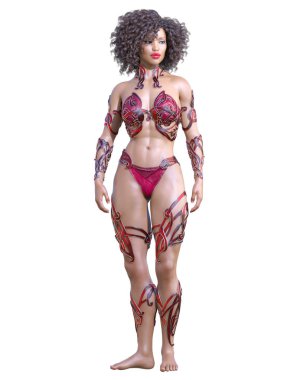 Savaşçı amazon kadını.