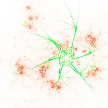3D soyut fraktal arka plan