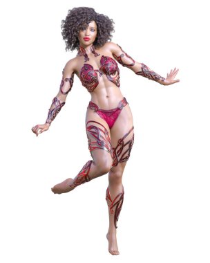 Savaşçı amazon kadını.