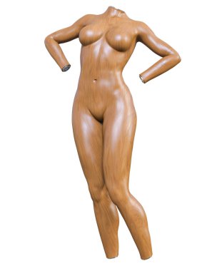 Kadın manken. Gövde