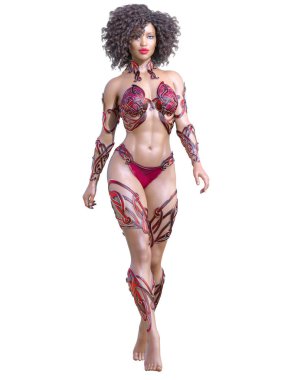 Savaşçı amazon kadını.