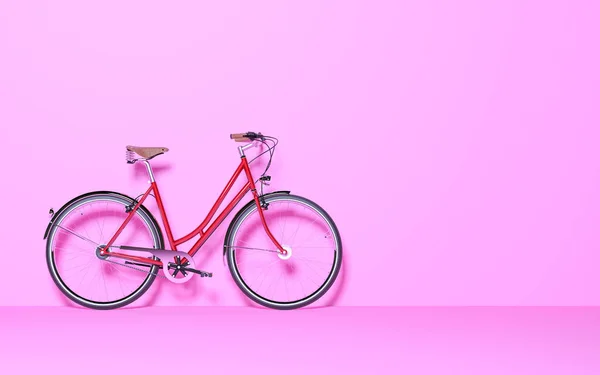 Bicicleta de época en la habitación — Foto de Stock