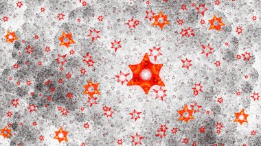 3d soyut bilgisayar üretilmiş fraktal dizayn. Fraktal hiç bitmeyen bir desen. Fraktallar, farklı ölçeklerde kendine benzeyen sonsuz derecede karmaşık desenlerdir.