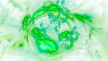 Üç boyutlu soyut fraktal arkaplan. Broşür, web, reklamlar ve diğer grafik tasarımcıları için tasarım öğesi. Dijital kolaj. Raster klipsi sanatı