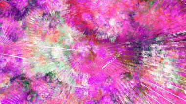 Soyut fantezi süs deseni. Tebrik kartları veya tişörtler için yaratıcı fraktal tasarım