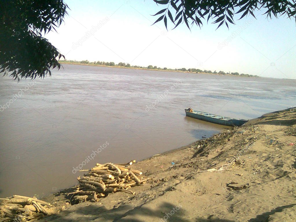 The River Nile Bank in Sudan