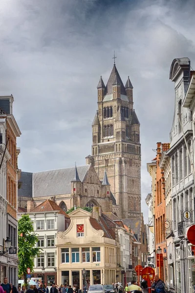 Historische Kathedraal Brugge België — Stockfoto