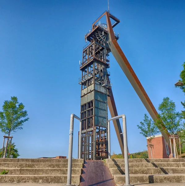 Byłej Kopalni Węgla Recklinghausen Teraz Przemysłowych Landmark — Zdjęcie stockowe