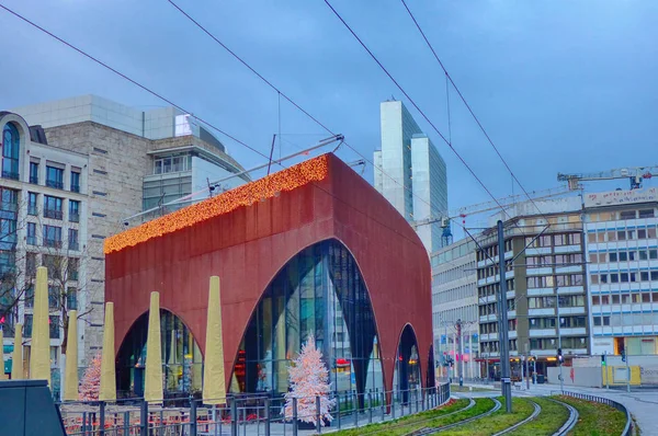 Nytt Centrum För Duesseldorf Tyskland — Stockfoto