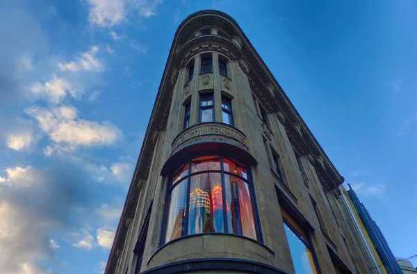 Shopping Düsseldorf Tyskland Ett Skyltfönster Düsseldorfs Berömda High Street — Stockfoto