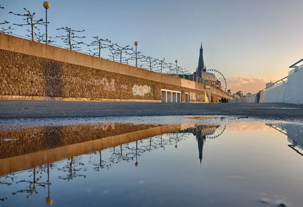 Rhine Mesire Duesseldorf Tarihi Altstadt Merkeze Yakın — Stok fotoğraf