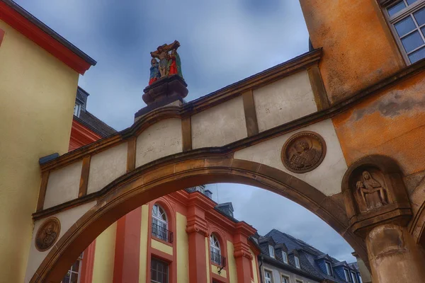 Archway Dans Centre Historique Treves Allemagne — Photo