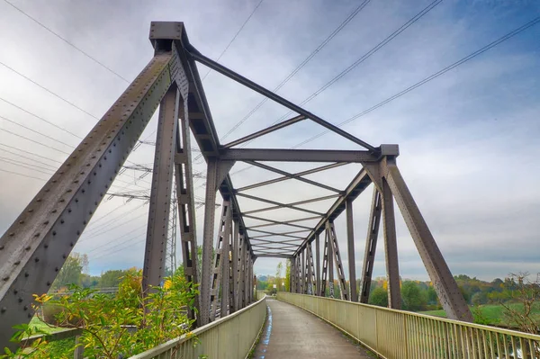 Ponte Pedonal Parque Brache Vondern — Fotografia de Stock