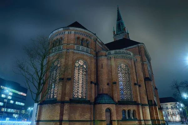 Palazzo Storico Della Chiesa Nel Centro Duesseldorf Germania — Foto Stock