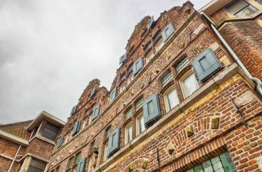 Eski tuğla evde Venlo, Hollanda