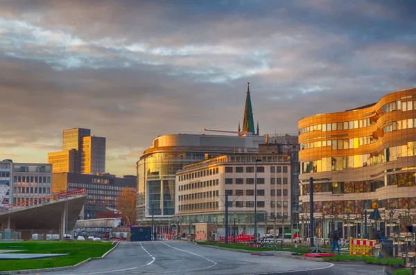 Panorama Města Düsseldorfu — Stock fotografie