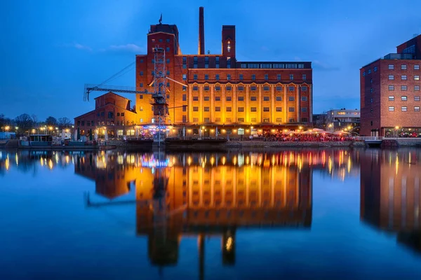 Voormalig Pakhuis Innerlijke Haven Van Duisburg Duitsland Een Populaire Bestemming — Stockfoto