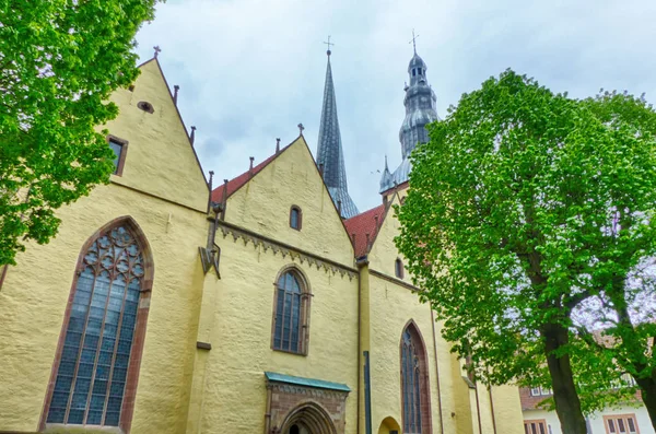 Kirche Historischen Zentrum Von Lemgo Westfalen — Stockfoto