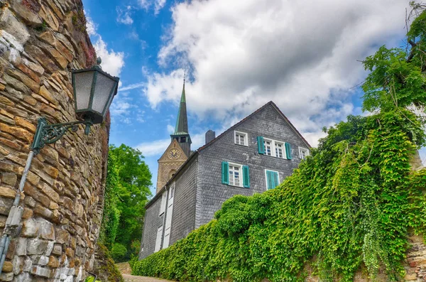 Historyczne Centrum Wetter Nad Rzeką Ruhr Niemczech — Zdjęcie stockowe