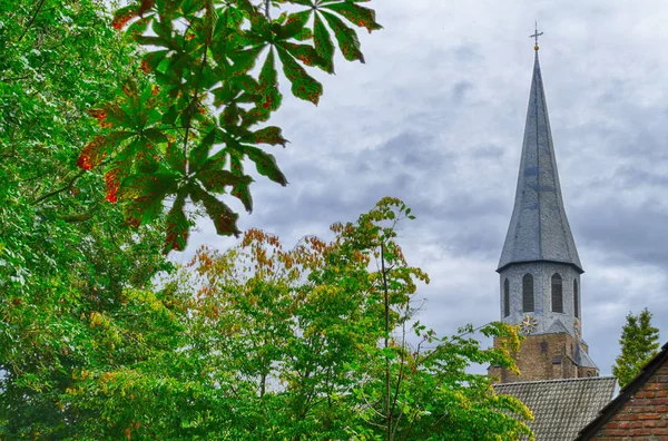 Kirchturm Historischen Zentrum Deutschlands — Stockfoto