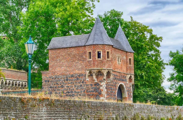 Puerta Medieval Ciudad Casco Antiguo Zons Por Rin Alemania — Foto de Stock