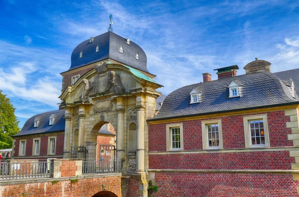 Portail Entrée Pont Château Historique Ahaus Allemagne — Photo