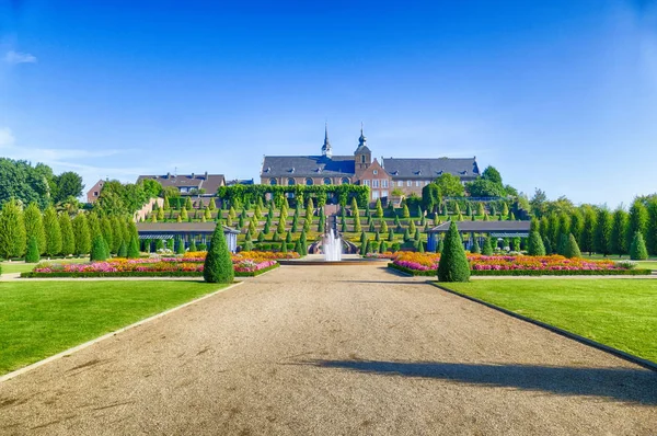 Pad Een Historisch Openbaar Park Kamp Lintfort Duitsland — Stockfoto