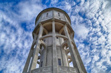 Almanya, Doğu Frizya Emden 'deki eski su kulesi.