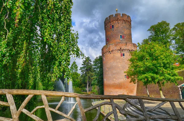 Історична Вежа Громадському Парку Неймегені Нідерланди — стокове фото
