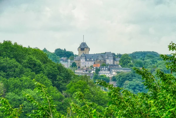 Castelo Burg Junto Rio Wupper Alemanha — Fotografia de Stock