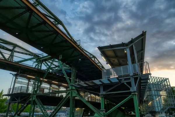 Terminal Station Wuppertal Oberbarmen Duitsland — Stockfoto